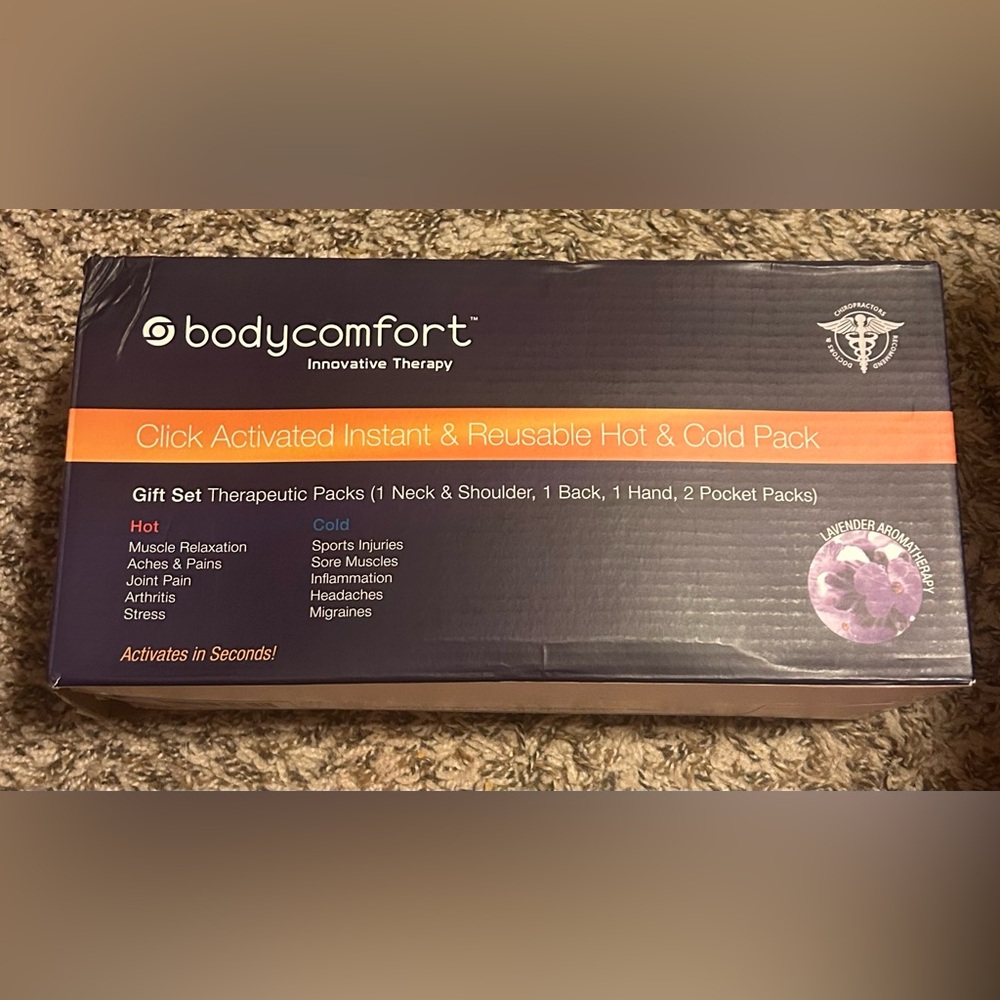 Therapeutic Reusable Hot and Cold Click Activated Packs